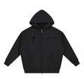 Essential Oversized Fleece Boxy Zip-Up