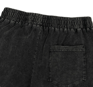 Grey Snow-Wash Sweats