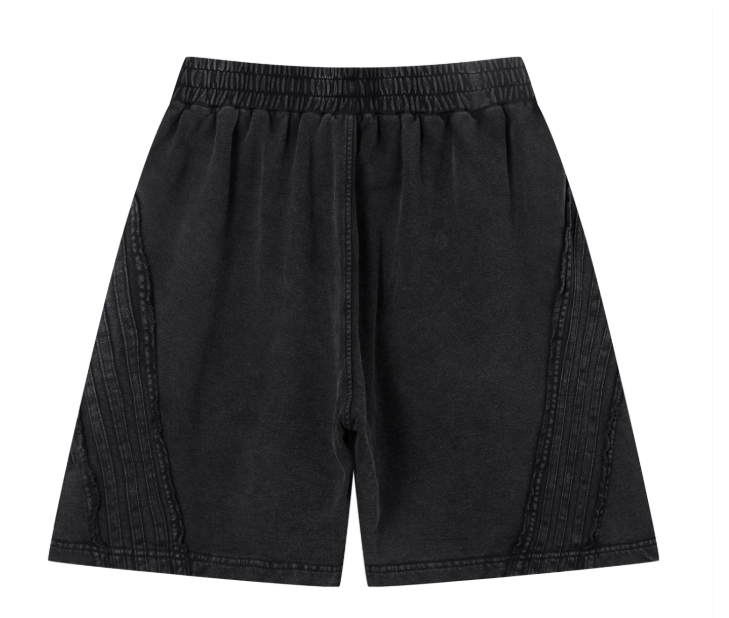 Vintage Wash Raw Edge Shorts