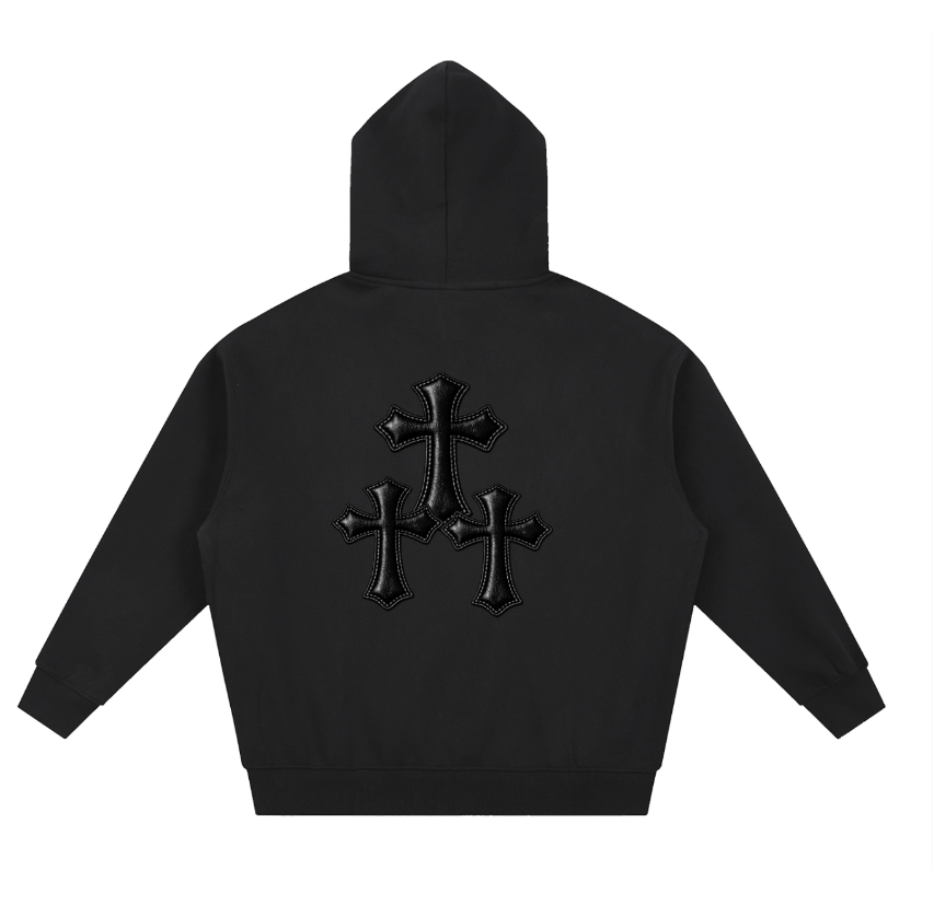 Essential Oversized Fleece Boxy Zip-Up