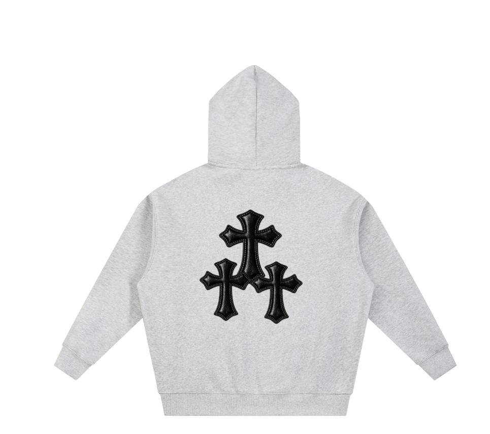 Essential Oversized Fleece Boxy Zip-Up
