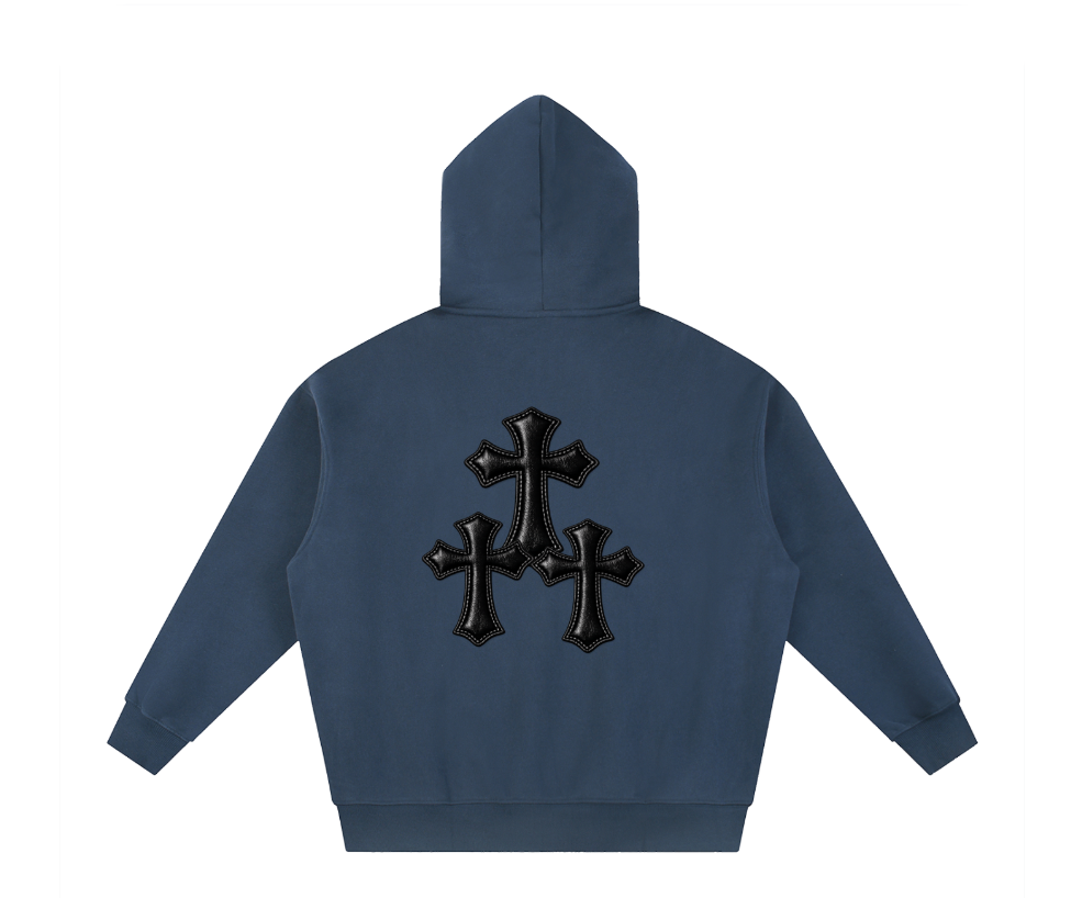 Essential Oversized Fleece Boxy Zip-Up