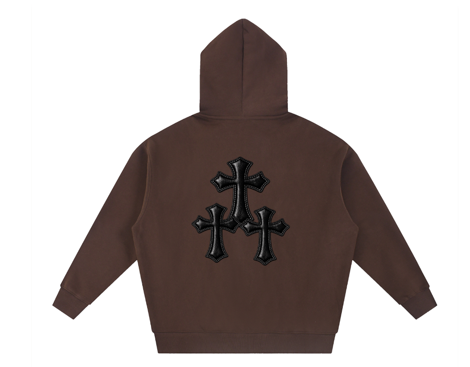 Essential Oversized Fleece Boxy Zip-Up