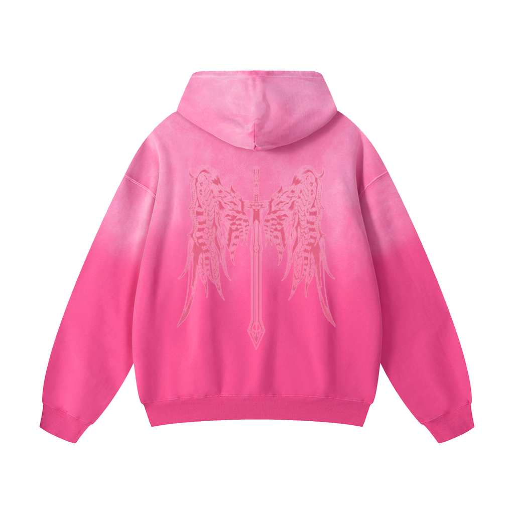 flamingo cotton hoodie