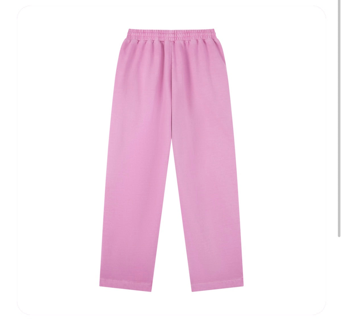 Pink sweatpants